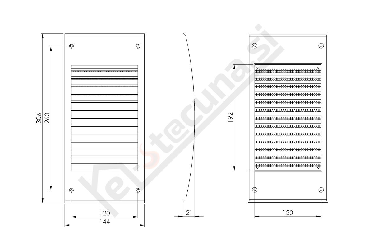 EUROPLAST N PVC fiksna rešetka - Image 5