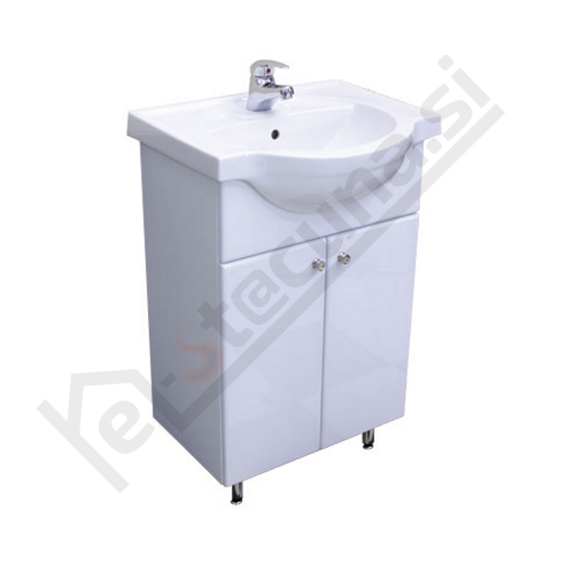 Umivalnik Nika, polvgradni, pult