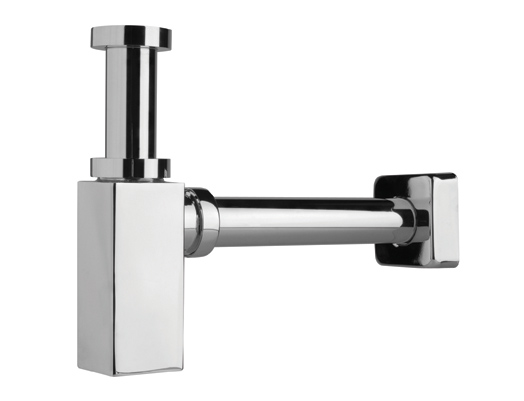 PB krom sifon za umivalnik kvadro