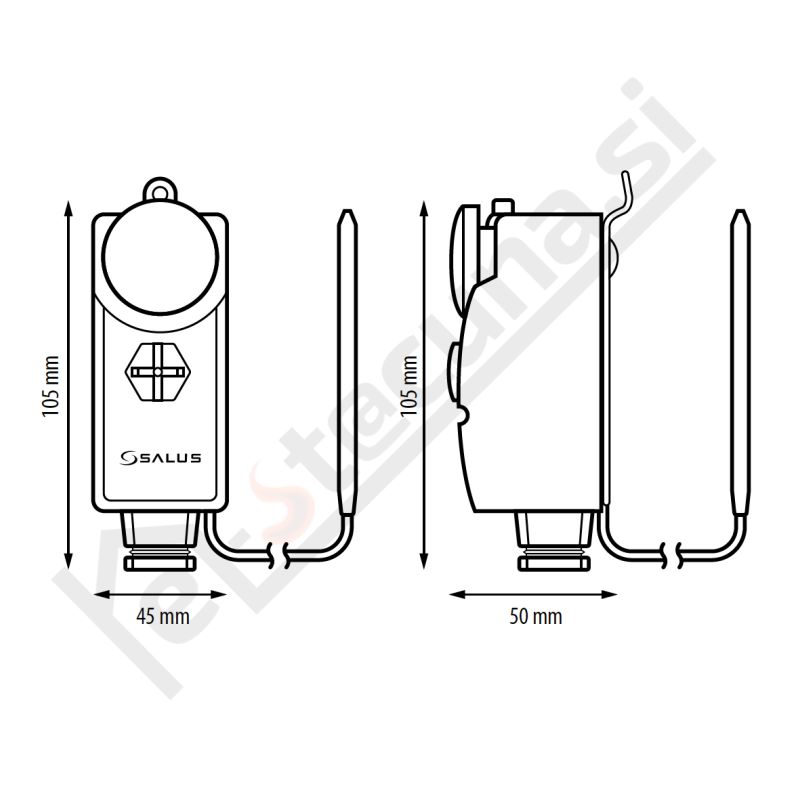 SALUS AT10F kapilarni termostat - Image 2