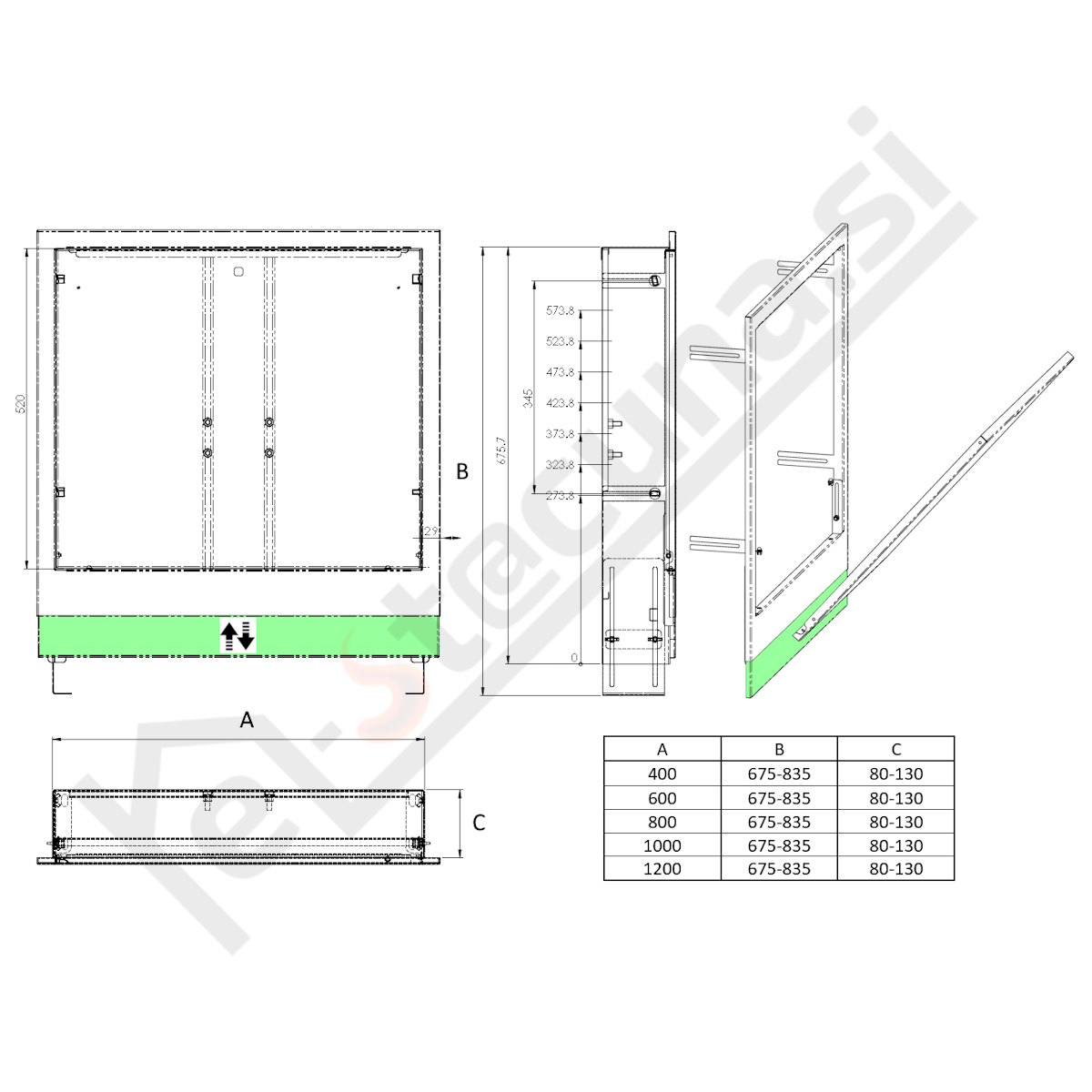 Omarica razdelilna podometna ADAPT (premična stranica) - Image 5