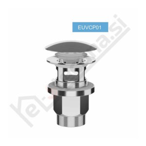 PlastBrno klik-klak sifon, krom