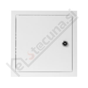 EUROPLAST pločevinasta vgradna vratca s ključavnico