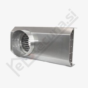 B kombinirana fasadna rešetka 2v1, inox