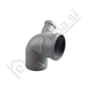 HULIOT HT PRO wc koleno DN100 odcep DN50 45° levo