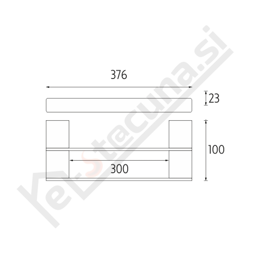 NIMCO KIBO nosilec brisač dvojni 30