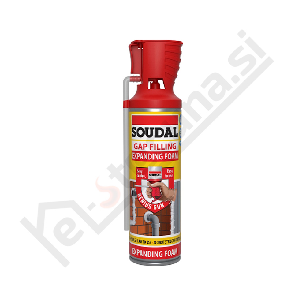 SOUDAL SOUDAFOAM poliuretenska pena 500ml, Genius