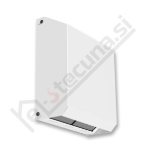 Aerauliqa TRM150ISO zunanja protihrupna rešetka 45 dB Ø150 mm aluminij RAL9010 prezračevanje