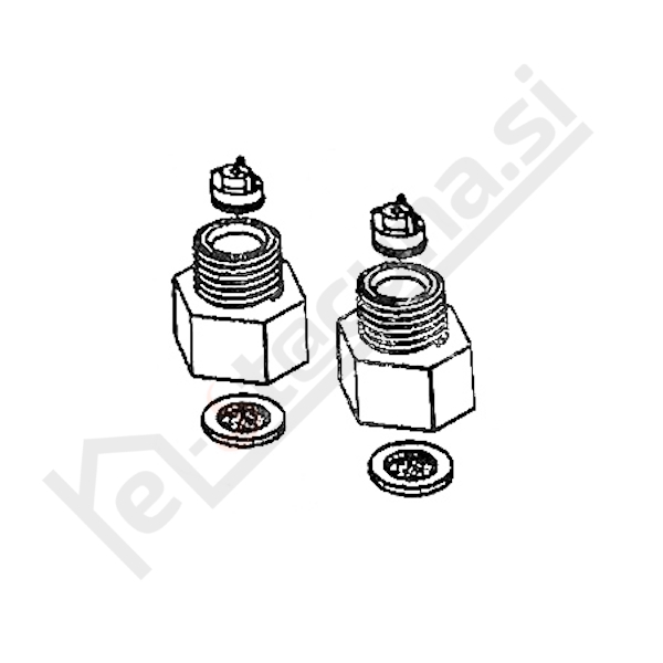 Krom protipovratni ventil 3/8" - slika 2